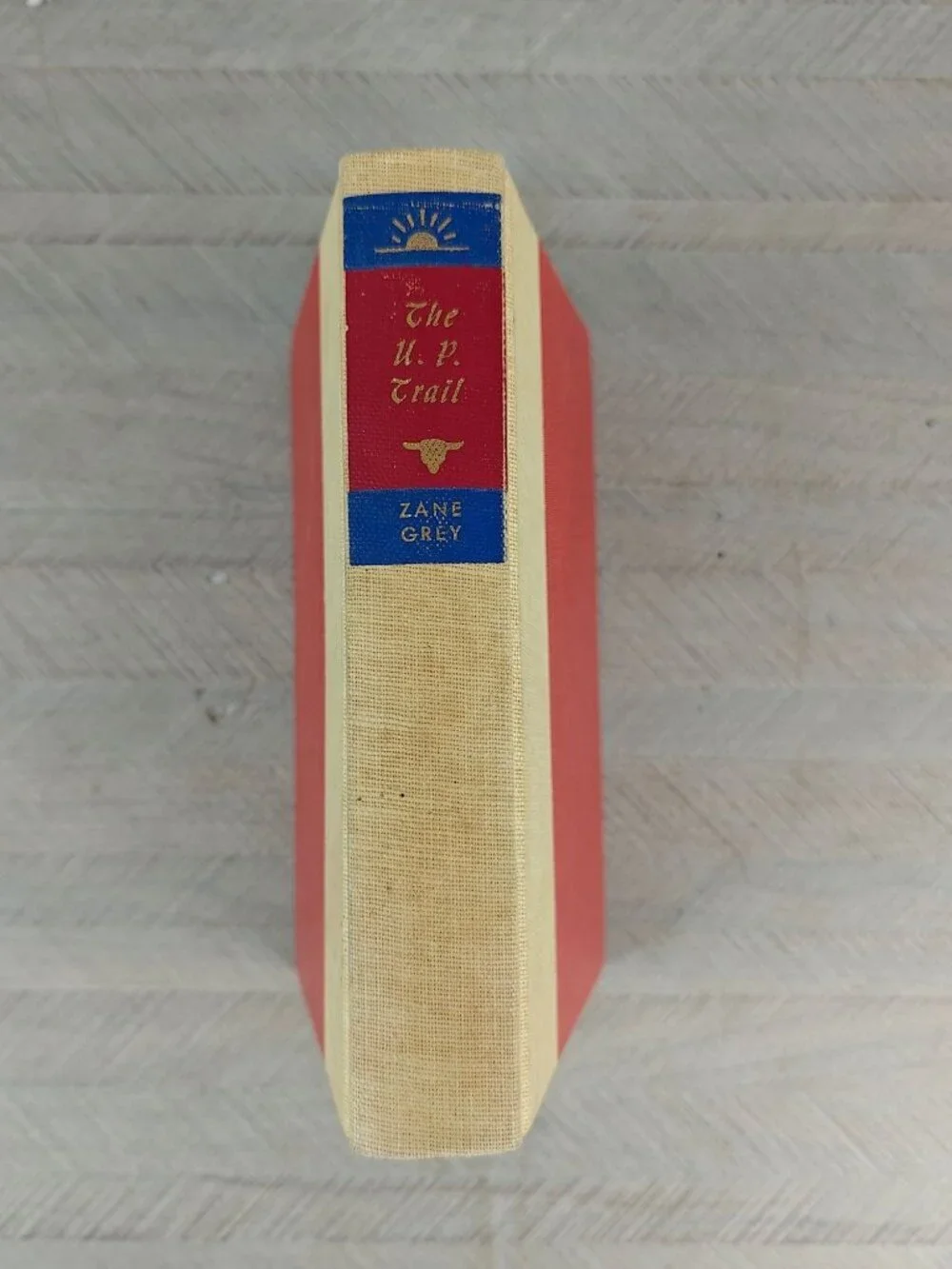 The U.P. Trail Zane Grey 1946 Hardcover Western Action Adventure Walter J. Black
